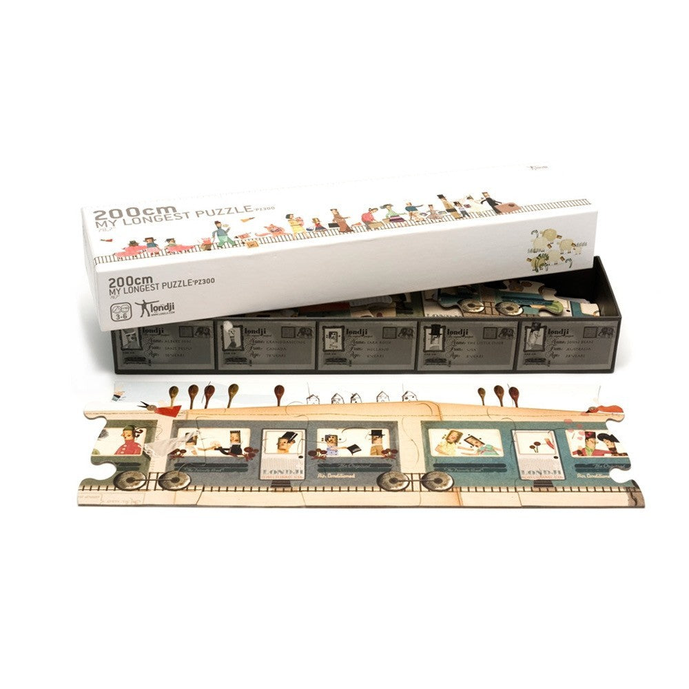 My Longest Puzzle 🚂 - Premium and Unique gift 3+, 52pieces, forkids, londji, preschooler, puzzle Puzzles from Londji - Shop now at AU family concept store Mommy's Pouch