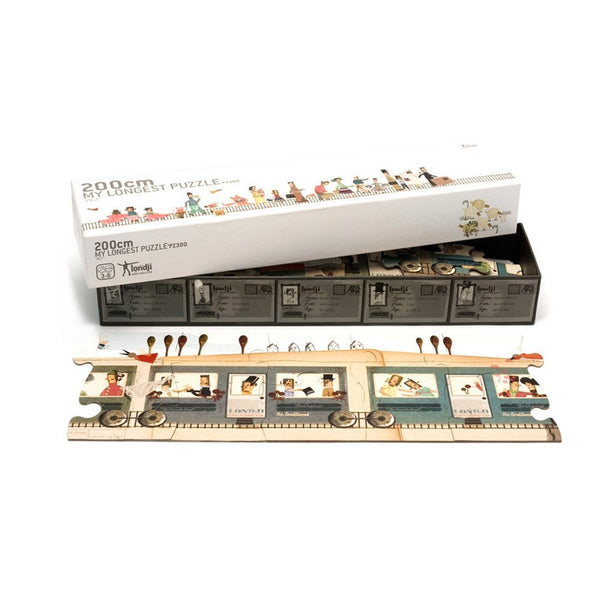 My Longest Puzzle 🚂 - Premium and Unique gift 3+, 52pieces, forkids, londji, preschooler, puzzle Puzzles from Londji - Shop now at AU family concept store Mommy's Pouch