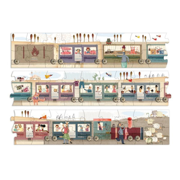 My Longest Puzzle 🚂 - Premium and Unique gift 3+, 52pieces, forkids, londji, preschooler, puzzle Puzzles from Londji - Shop now at AU family concept store Mommy's Pouch