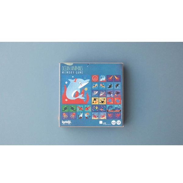 Ocean Animals Game - Premium and Unique gift 3+, forkids, game, londji, matchinggame, memory, seaanimal, toddler, toytogo Boardgame from Londji - Shop now at AU family concept store Mommy's Pouch