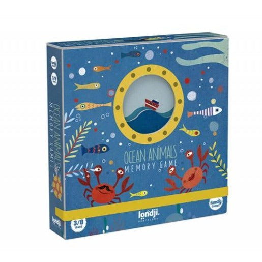 Ocean Animals Game - Premium and Unique gift 3+, forkids, game, londji, matchinggame, memory, seaanimal, toddler, toytogo Boardgame from Londji - Shop now at AU family concept store Mommy's Pouch