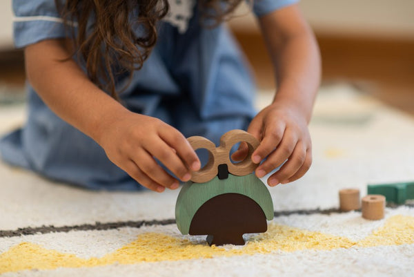 Owl -Stacking Puzzle Figure Toy - Premium and Unique gift animals, animiwoodworkshop, forkids, greece, handmade, montessoritoy, owl, sensorytoy, stackingtoy, toddler, woodenanimals, woodenpuzzle, woodentoy Wooden Toys from Animi Wood Workshop - Shop now at AU family concept store Mommy's Pouch