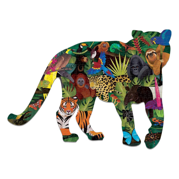 Rainforest_Shaped Puzzle - Premium and Unique gift 300pieces, 7+, animal, mudpuppy, puzzle, rainforest, schoolkids, shaped puzzle  from Mudpuppy - Shop now at AU family concept store Mommy's Pouch
