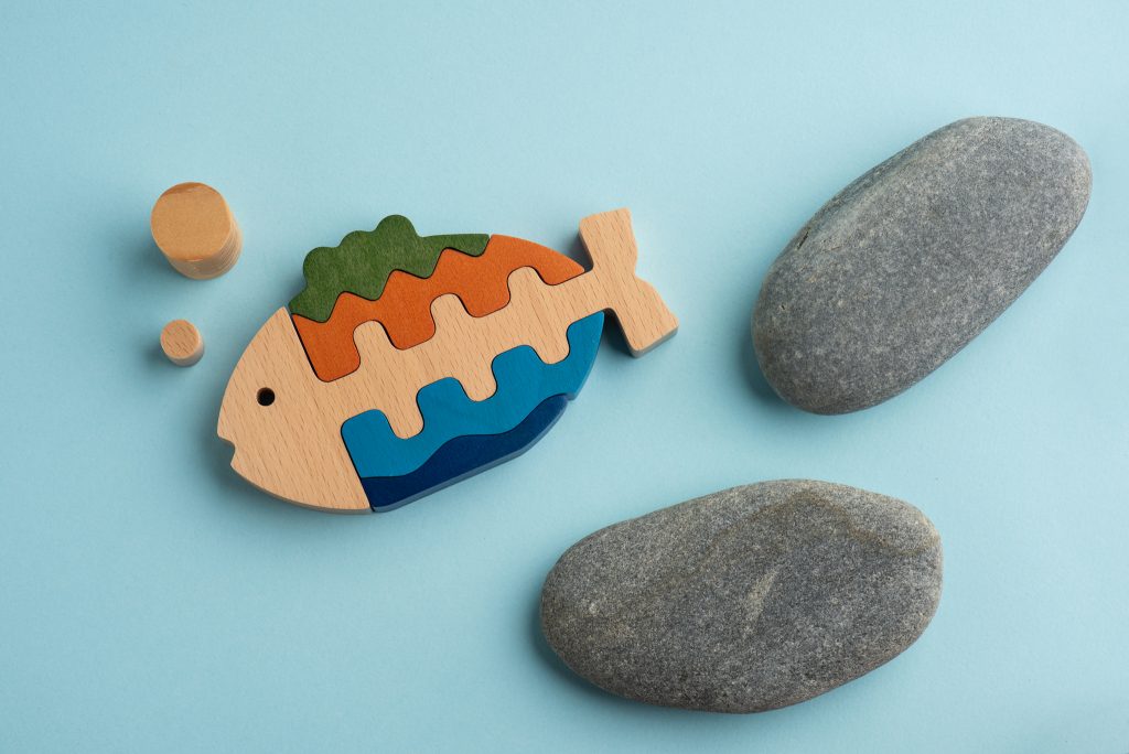 The Fish -Stacking Puzzle Toy animiwoodworkshop, fish, greece, handmade ...